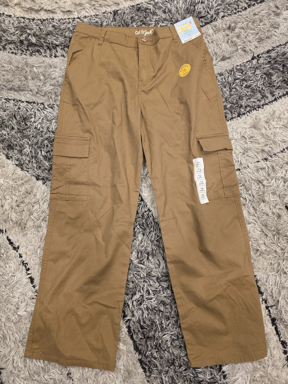 Sz 16 Tan Cargo Pants